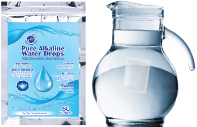 Pure Alkaline Water Drops With Bioavailable Coral Calcium